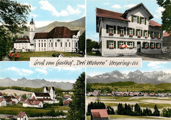 Urspring Hirschau Oberpfalz Kirche Gasthof Drei Mohren Panorama