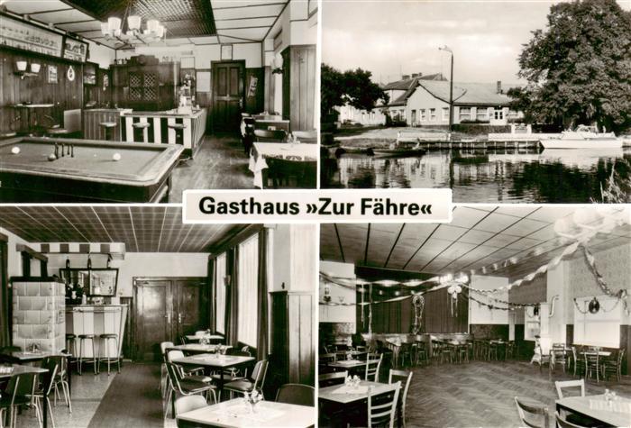 Burgwall Gasthaus zur Faehre Bootsanleger
