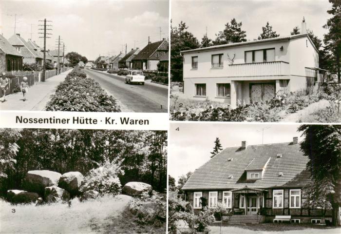 Nossentiner Huette Dorfstrasse Forsthaus Huenengrab