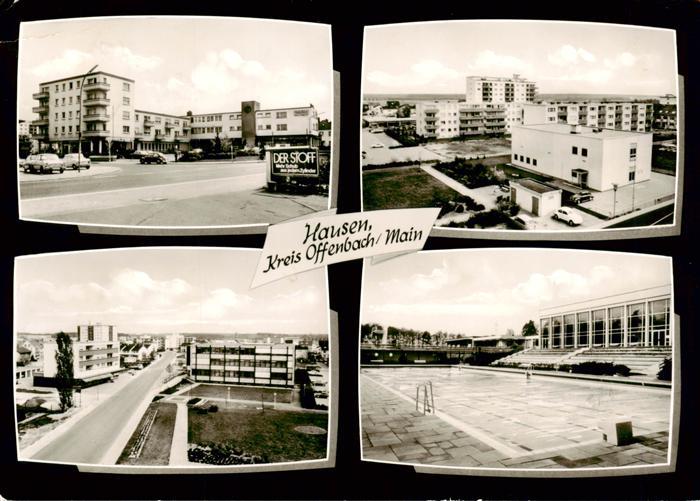 Hausen Offenbach Teilansichten Freibad