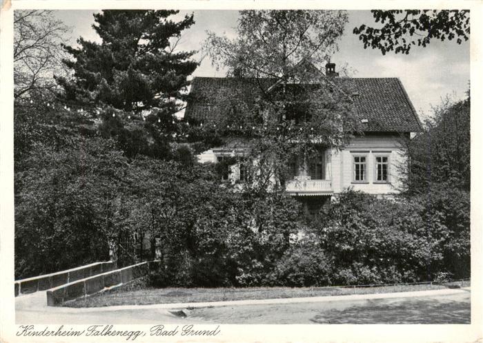 Bad Grund Kinderheim Falkenegg Kupfertiefdruck