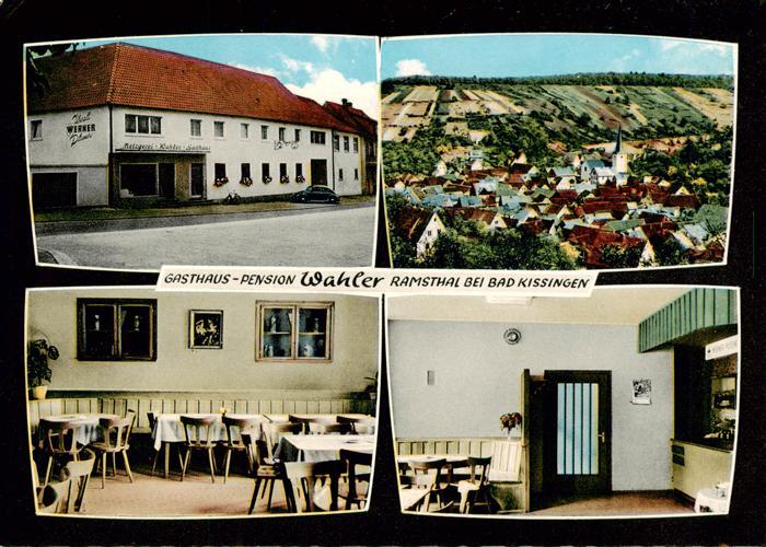 Ramsthal Gasthaus Pension Wahler Gastraum Panorama