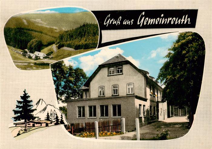 Gemeinreuth Wald Gasthof Pension Landschaftspanorama