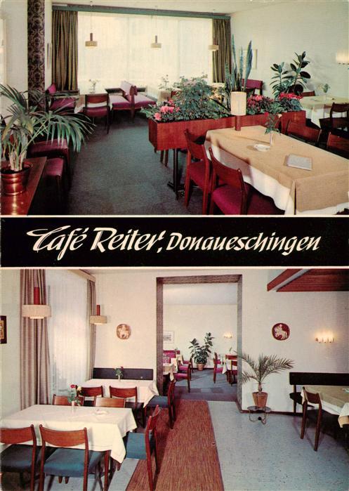 Donaueschingen Cafe Reiter Gastraeume