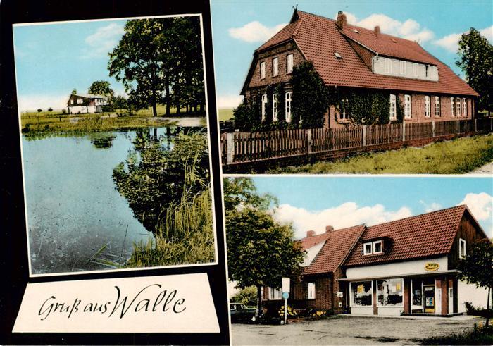 Walle Celle Partie am Wasser Wohnhaus Ladengeschaeft