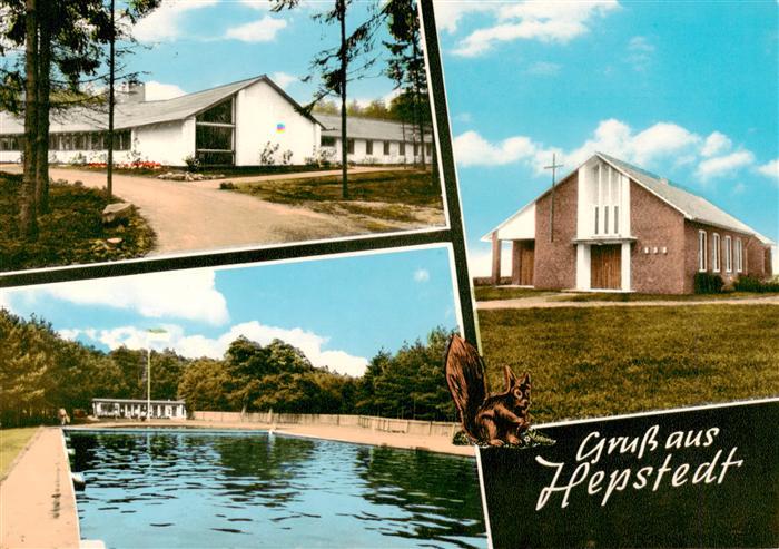 Hepstedt Schule Freibad Kirche