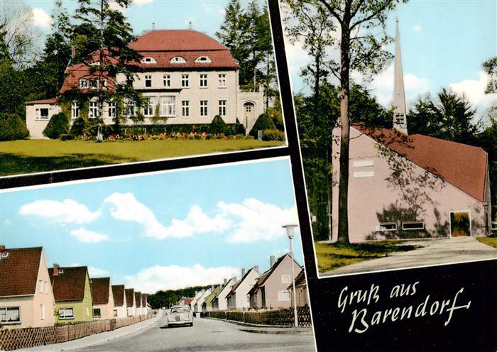 Barendorf Lueneburg Teilansichten Kirche