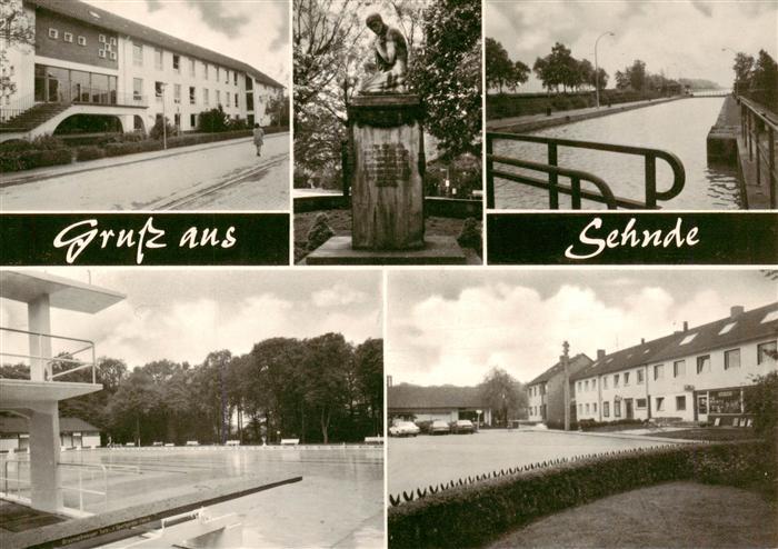 Sehnde Teilansichten Freibad Partie am Kanal