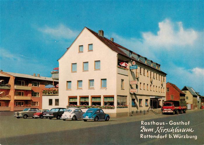 Rottendorf Wuerzburg Unterfranken Rasthaus Gasthof zum Kirschbaum
