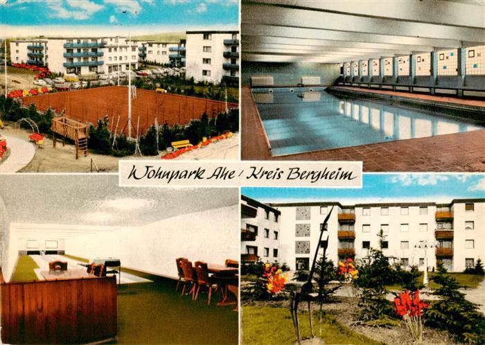 Ahe Bergheim Wohnpark Siedlung Tennisplatz Kegelbahn Hallenbad