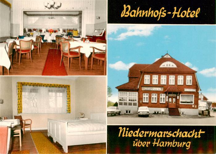 Niedermarschacht Harburg Bahnhofs-Hotel Restaurant Fremdenzimmer