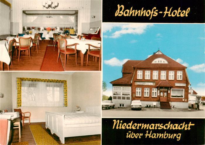 Niedermarschacht Harburg Bahnhofs-Hotel Restaurant Fremdenzimmer