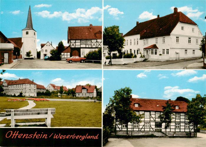 Ottenstein Niedersachsen Teilansichten Motiv mit Kirche Fachwerkhaus Parkanlagen