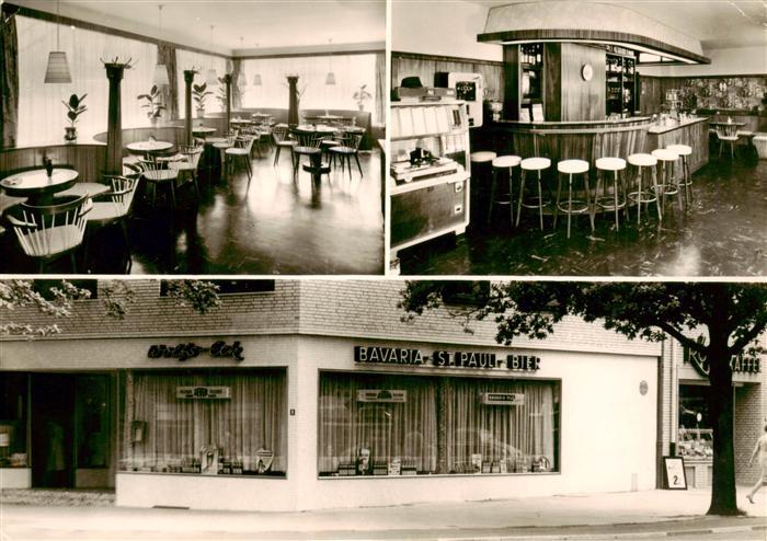 HAMBURG  CITY Gaststaette Wolfseck Gastraum Theke