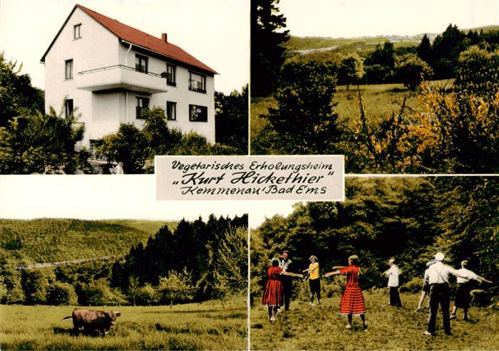 Kemmenau Vegetarisches Erholungsheim Kurt Hickethier Landschaftspanorama