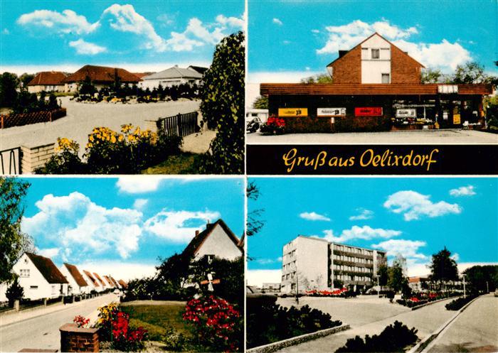 Oelixdorf Teilansichten SPAR-Markt Wohnsiedlung Hochhaus