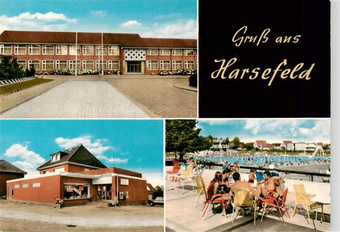 Harsefeld Schule Ladengeschaeft Freibad Cafe Terrasse