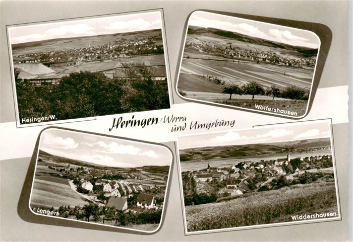 Heringen  Werra Panorama Umgebung Woelfershausen Widdershausen Lengers