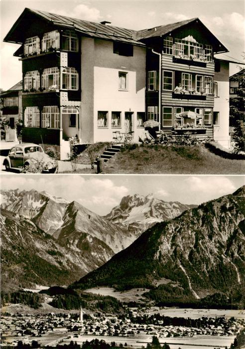 Oberstdorf Gaestehaus Laufbacher Eck Alpenpanorama