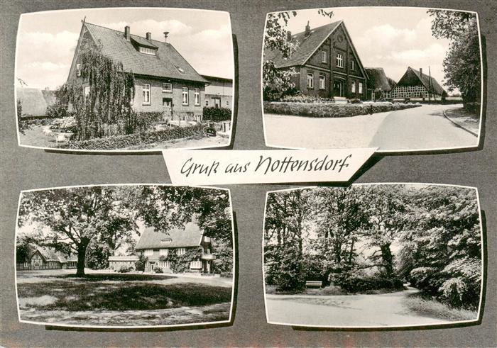 Nottensdorf Teilansichten Parkanlagen Wald