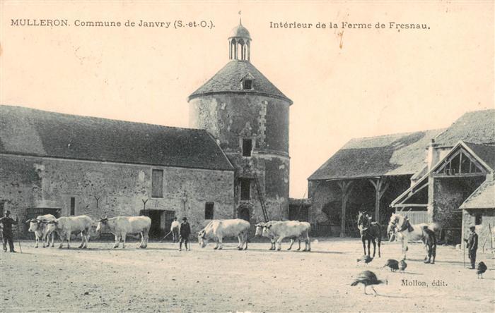 Mulleron Janvry 91 Essonne Commune de Janvry Interieur de la Ferme