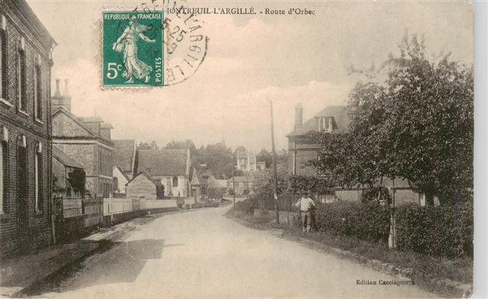Montreuil-l Argille 27 Eure Route d Orbec