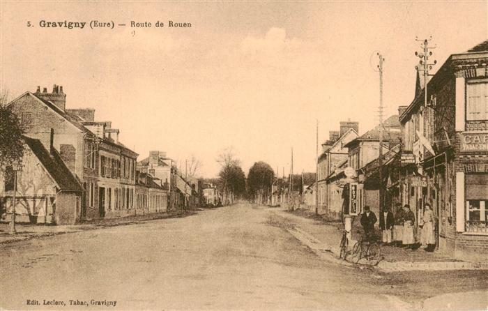 Gravigny 27 Eure Route de Rouen