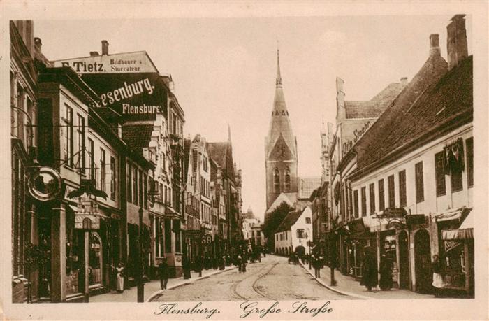 Flensburg  Schleswig-Holstein Grosse Strasse