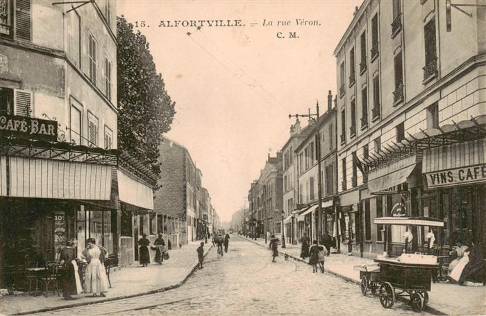 Alfortville 94 Val-de-Marne La rue Veron