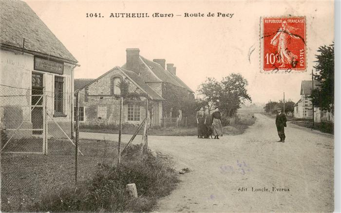 Autheuil d 28 Eure-et-Loir Route de Pacy