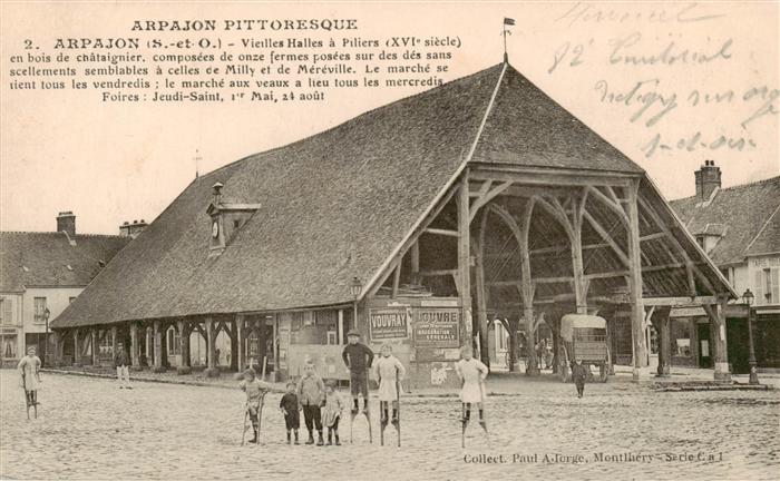 Arpajon 91 Essonne Vieilles Halles a Piliers