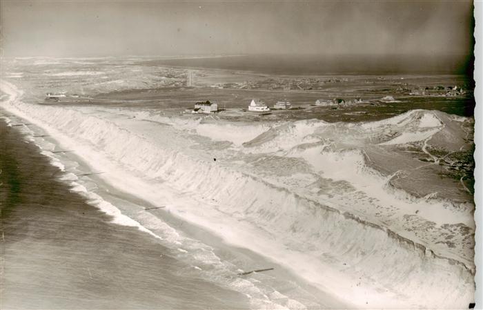 Kampen Sylt Strandpartie Steikueste Fliegeraufnahme
