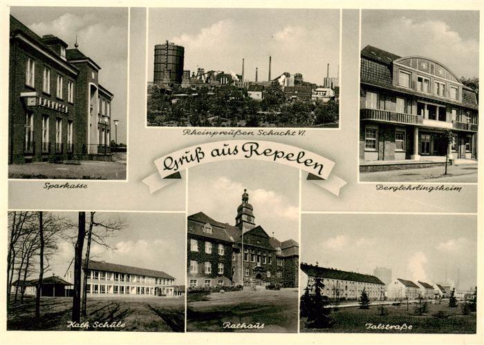 Repelen Moers Moers Sparkasse Rheinpreussen Schacht VI Berglehrlingsheim Kath Sc