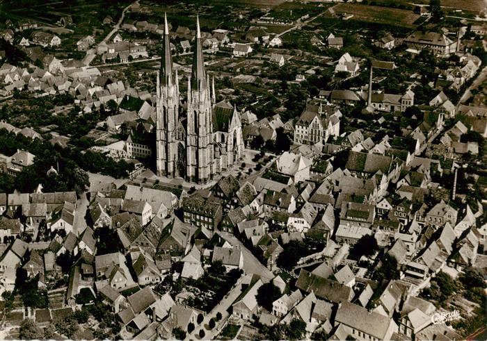 Billerbeck Westfalen Fliegeraufnahme mit Kirche