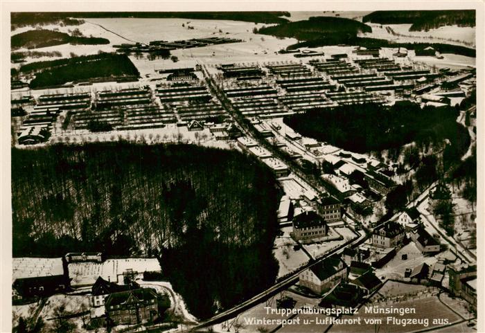 Muensingen BW Truppenuebungsplatz Fliegeraufnahme