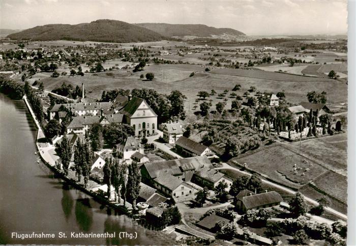 St Katharinenthal Diessenhofen TG Fliegeraufnahme