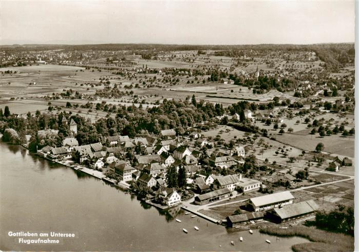 Gottlieben am Untersee Fliegeraufnahme