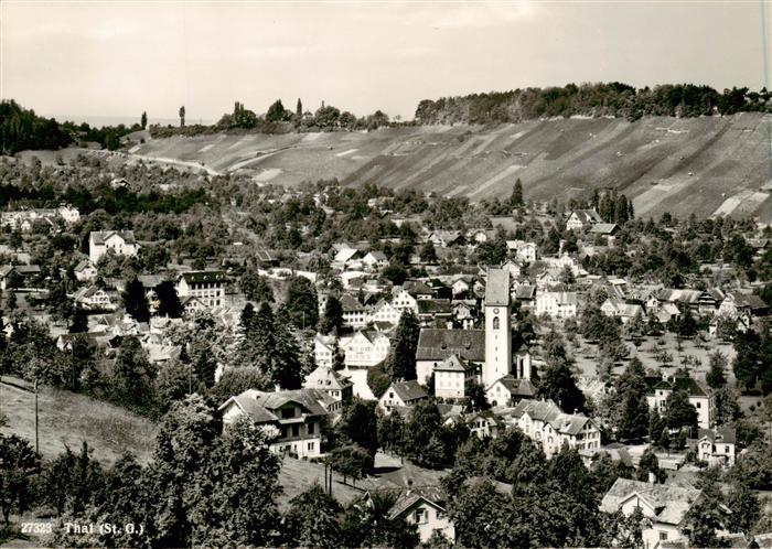 Thal Bodensee SG Fliegeraufnahme