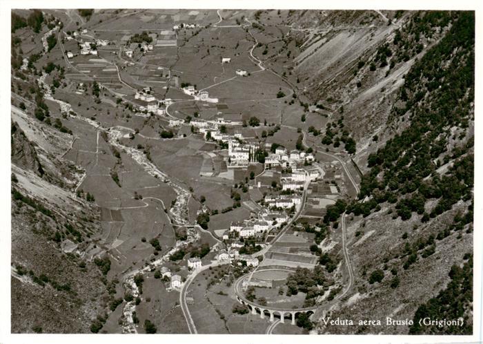 Brusio TI Fliegeraufnahme