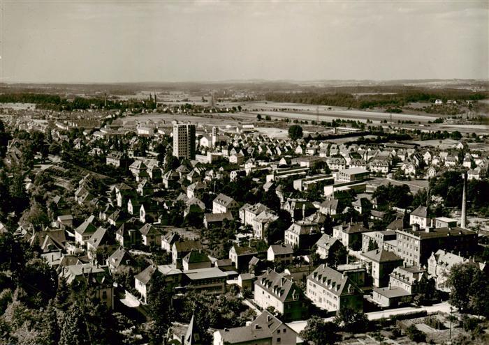 Ravensburg  Wuerttemberg Blick vom Mehlsack auf Suedvorstadt mit Hochhaus