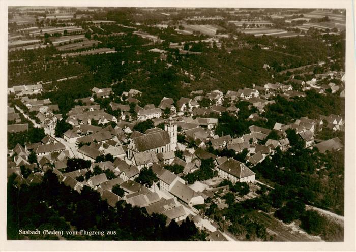 Sasbach Achern Fliegeraufnahme