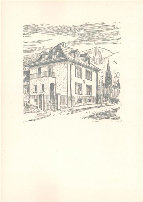 Freiburg Breisgau Freiburger Burschenschaft Teutonia Zeichnung