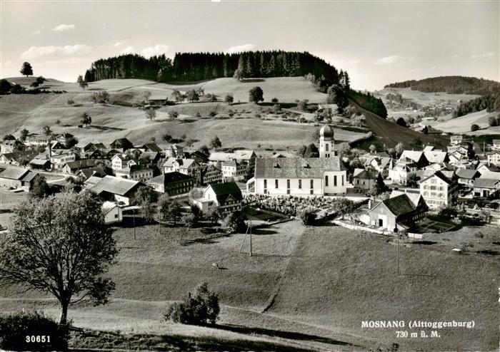 Mosnang Toggenburg SG Panorama mit Kirche