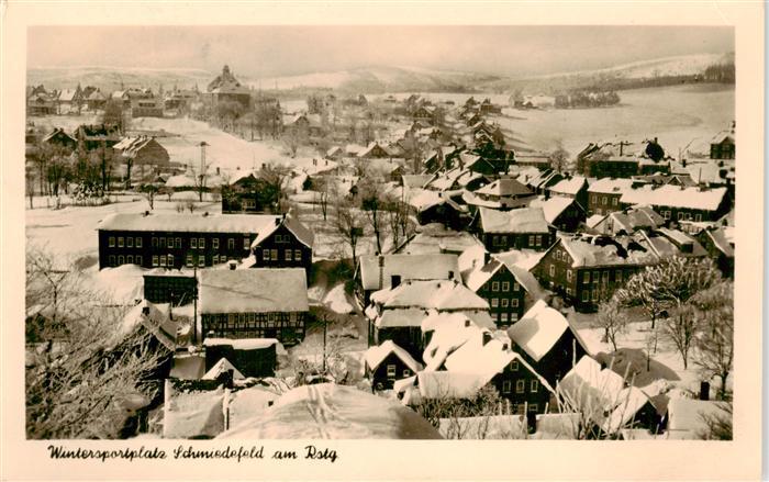 Schmiedefeld Rennsteig Panorama Wintersportplatz