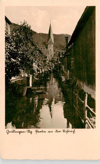 Geislingen  Steige Partie an der Rohrach