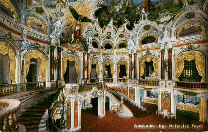 Wiesbaden Koenigliches Hoftheater Foyer