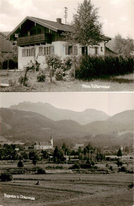 Bernau Chiemsee Gaestehaus Haus Faltermaier Panorama Chiemgauer Alpen