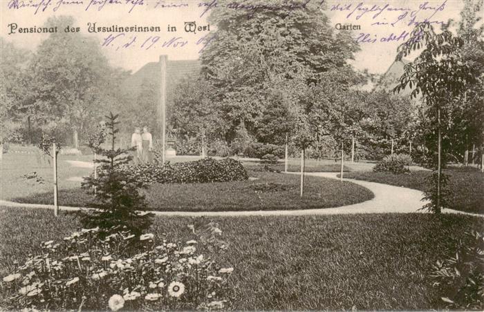 Werl Westfalen Pensionat des Ursulinerinnen Park