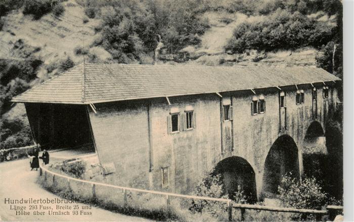 Urnasch AR Hundwilertobelbruecke