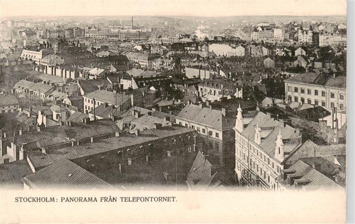 Stockholm Panorama fran Telefontornet